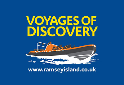 the logo for Voyages of Discovery - ramseyisland.co.uk